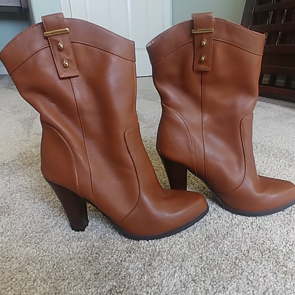 Shoes - Brown leather boots